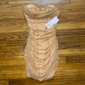 Oh Polly: Corset Mesh Dress